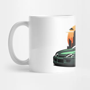 Green Omega Carlton Mug